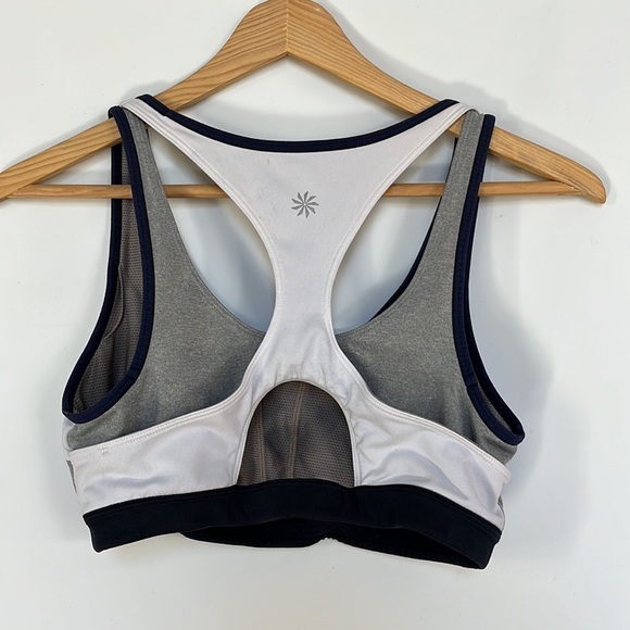 Athleta Triple Dare Racerback Sports Bra Size M - Picture 6 of 8